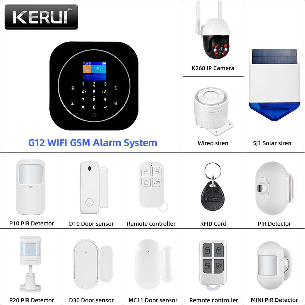 Home Security Diy - KERUI G12 2G Wifi Sistema di