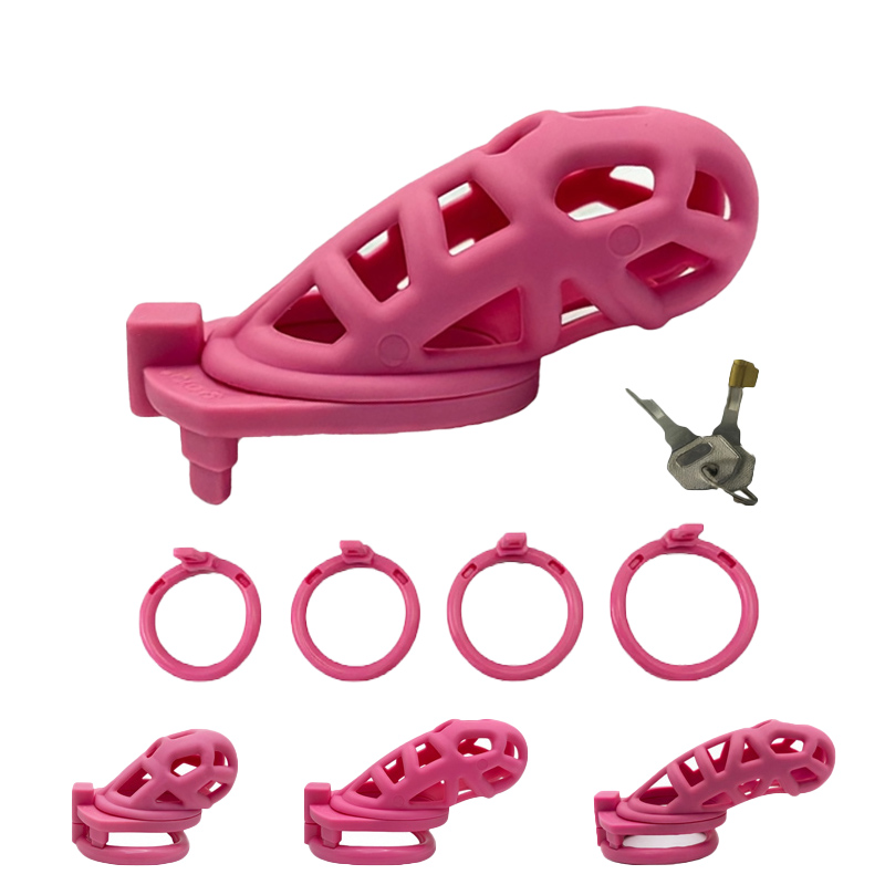 Home Security Ring - Nuova gabbia di castità maschile colorata