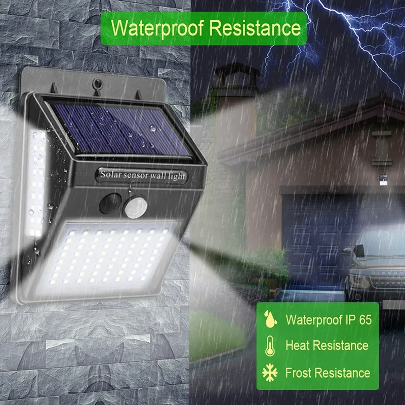 Home Yard Security - Lampada Solare da Esterno con Sensore