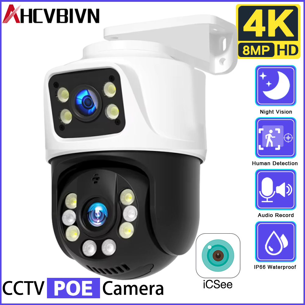 Home Yard Security - Telecamera di sicurezza PTZ POE da