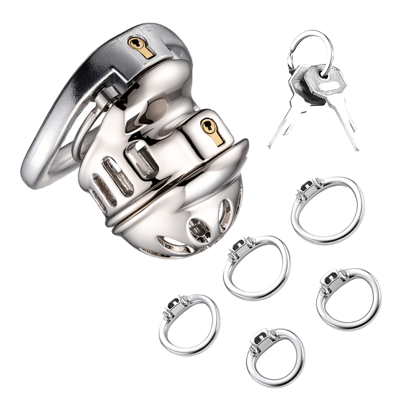 Home Security Ring - Gabbia di Castità Maschile con Lucchetto