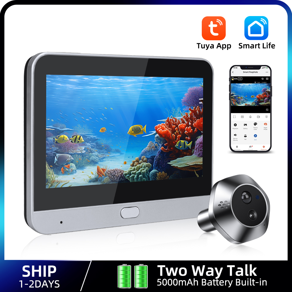 Home Security Diy - 1080P WiFi Spioncino Tuya Smart Spioncino