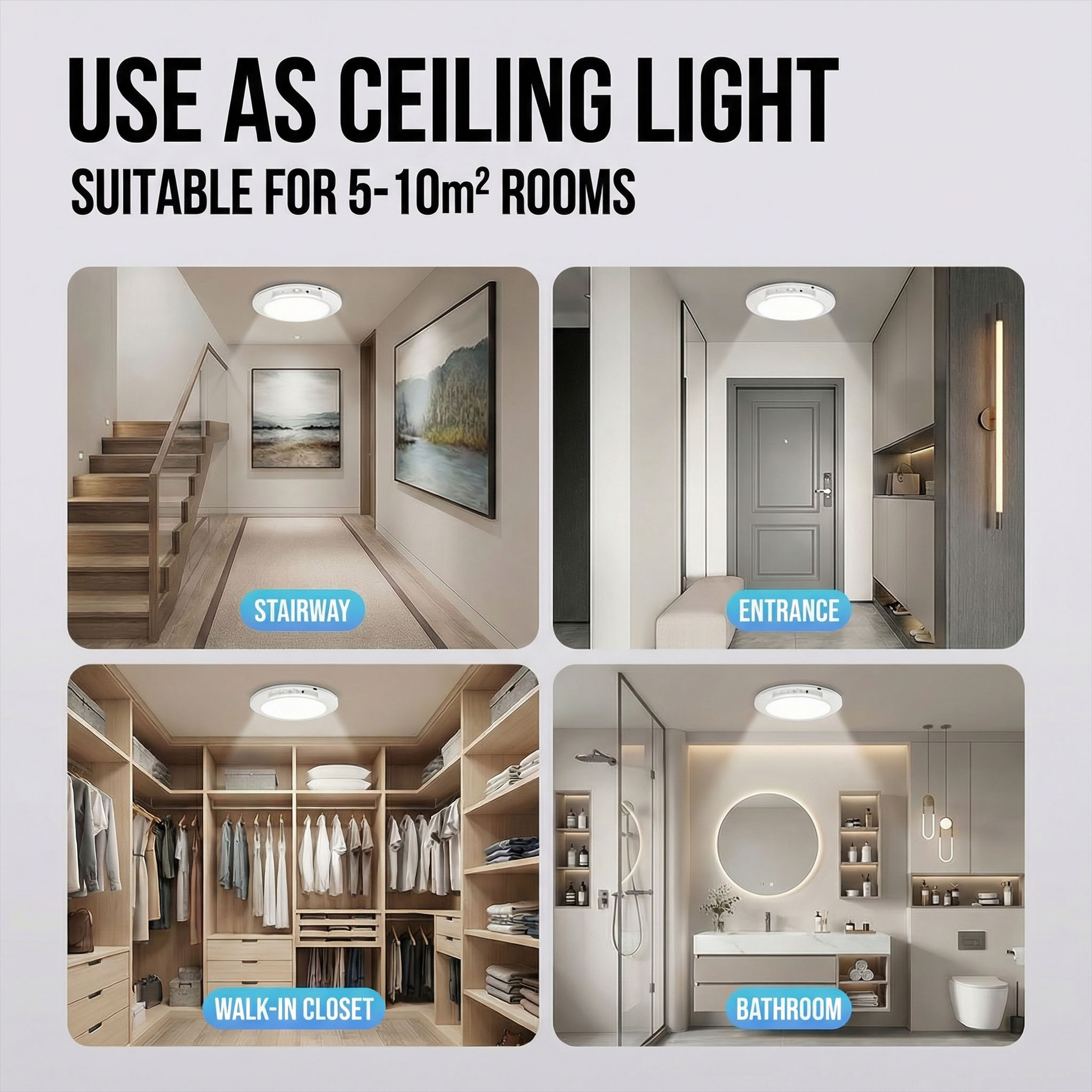 Luce LED da Soffitto Ricaricab - Home Security Beams recensione e prezzo