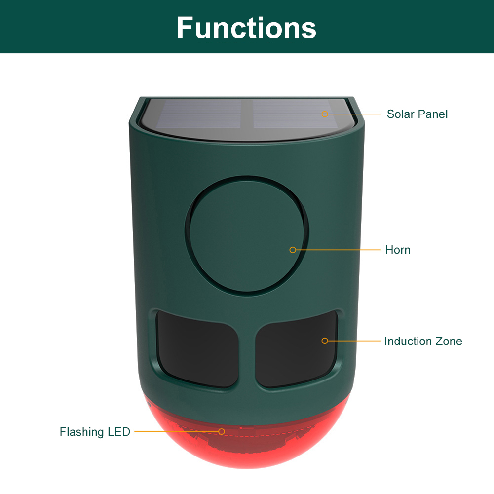 Allarme Solare da Esterno con  - Home Yard Security recensione e prezzo