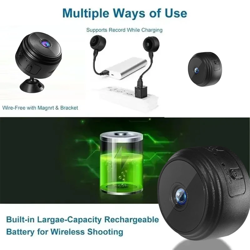 Mini Telecamera A9 HD 720P, Te - Home Security Diy recensione e prezzo
