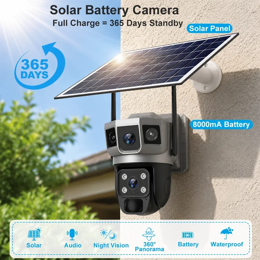 V380 4K 3 Schermi Telecamera 4 - Home Security Diy recensione e prezzo