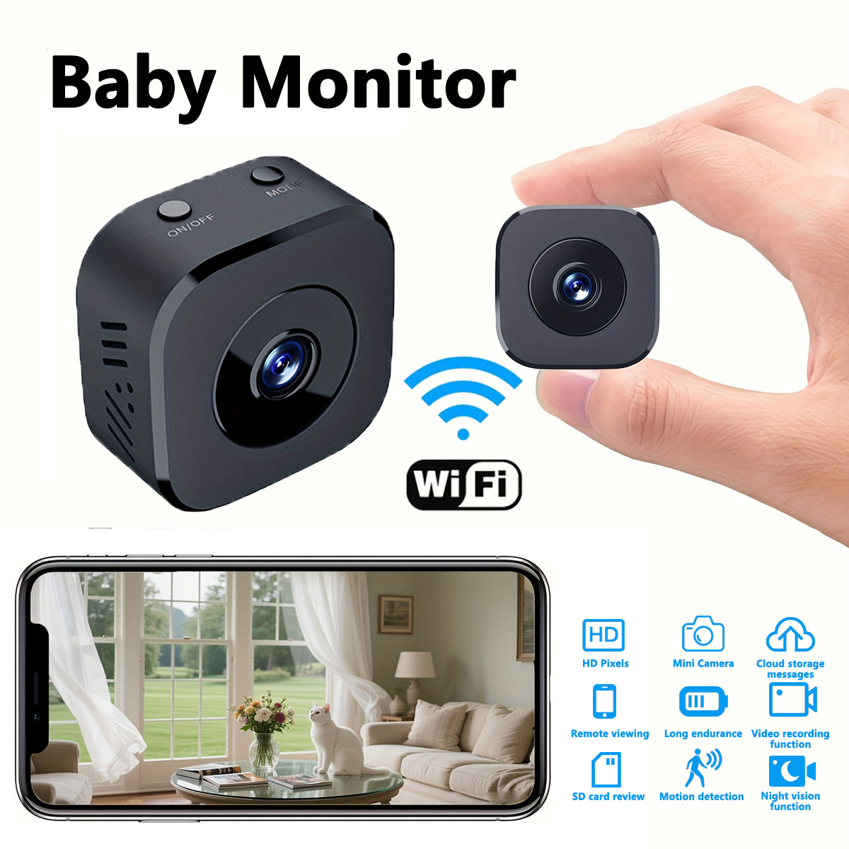 1080P HD Mini WiFi Telecamera  - Home Security Wireless recensione e prezzo