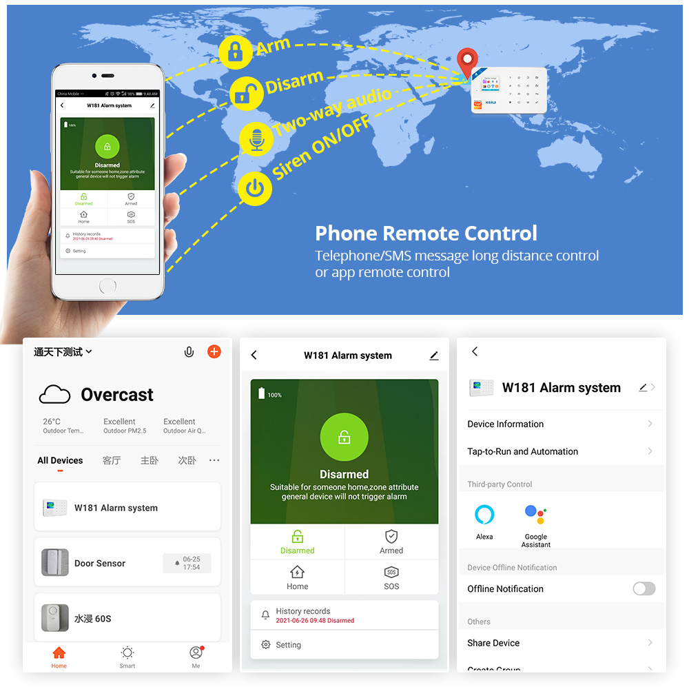 KERUI Kit sistema di allarme d - Home Security Diy recensione e prezzo