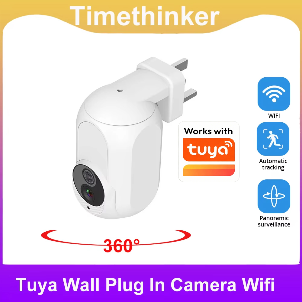 Telecamera Tuya con presa a mu - Home Security Beams recensione e prezzo